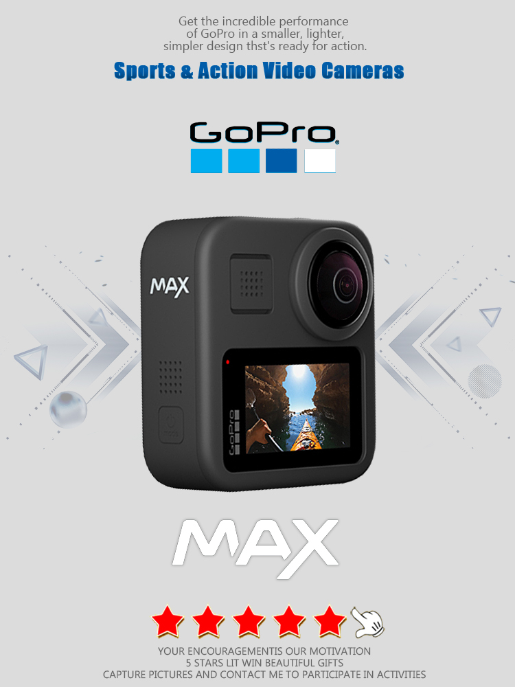 Outdoor Sport Live - Câmera de Ação GoPro MAX 360