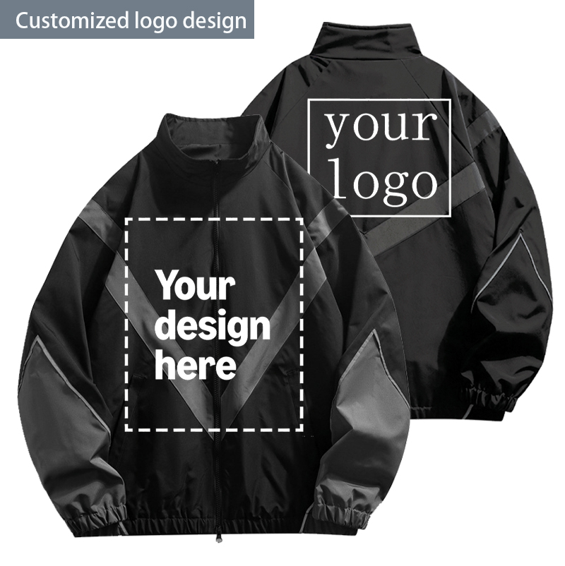 Outdoor Sport Logo - Jaqueta Masculina com Zíper e Gola
