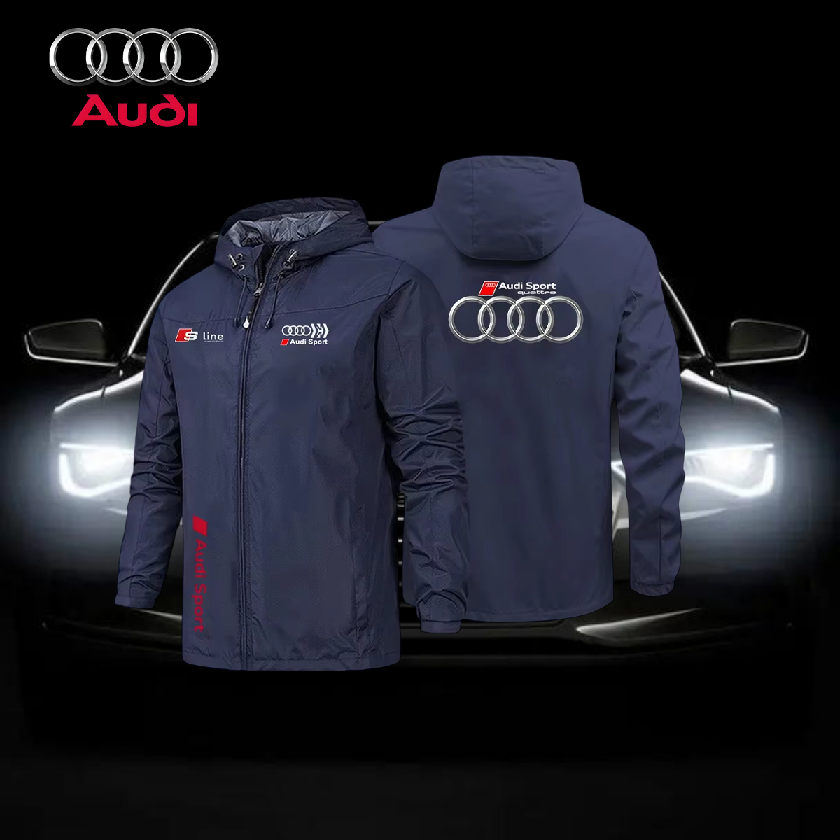Outdoor Sport Logo - Jaqueta Masculina Esportiva Impermeável e Respirável