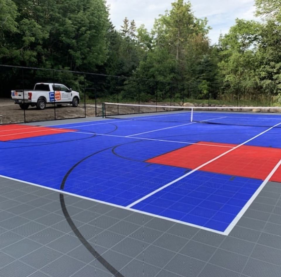 Piso Interligado para Quadra d - Outdoor Sport Floor Tiles avaliação e preço