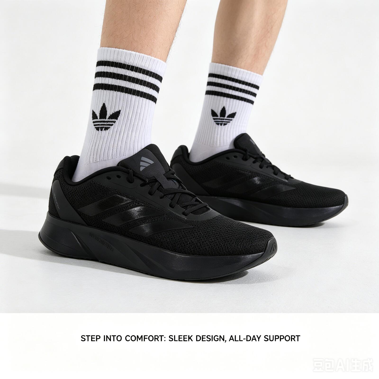 Tênis de Corrida adidas Preto  - Adidas Shoes Duramo Sl avaliação e preço